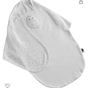 Nested bean weighted swaddle